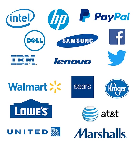 blue logos for companies
