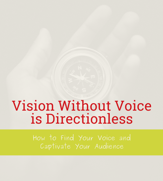 Vision Without Voice is Directionless: How to Find Your Voice and Captivate Your Audience | b.iD LLC